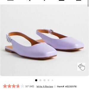 Cute lavender flats/sandals